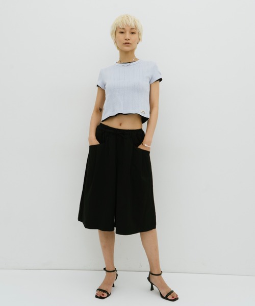 HANNE（アン）の「アイレットコンパクトTEE（Tシャツ/カットソー・レディース・レッド/ホワイト・FREE）」の19枚目の写真