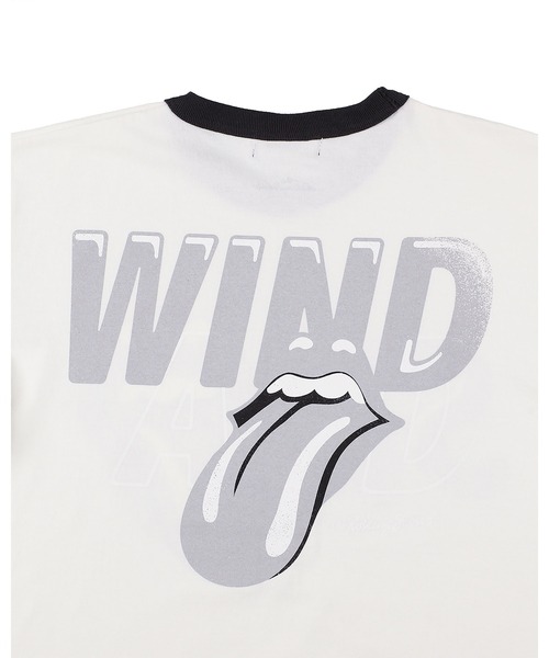 WIND AND SEA（ウィンダンシー）の「THE ROLLING STONES x WDS RINGER TEE（Tシャツ/カットソー・メンズ・ホワイト・X-LARGE/LARGE）」の5枚目の写真
