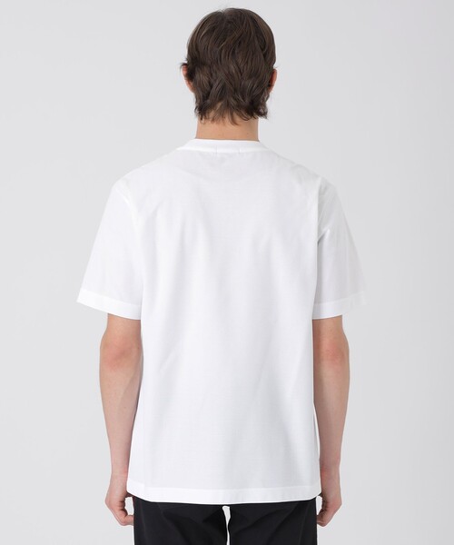 BLACK LABEL CRESTBRIDGE(ブラックレーベル・クレストブリッジ)の「カラミチェックポケットTシャツ(Tシャツ/カットソー・メンズ・ブラック/オフホワイト・L/M/S/LL)」の5枚目の写真