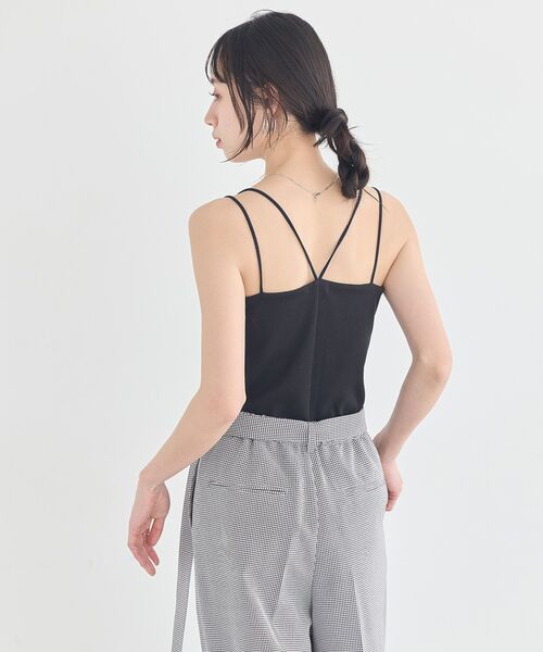 earth music&ecology(アースミュージックアンドエコロジー)の「【UVカット/接触冷感/遮熱】適ON カップ付きキャミソール(キャミソール・レディース・ブラック/レッド/杢グレー/オフホワイト/ベージュ/その他6・S/M)」の17枚目の写真