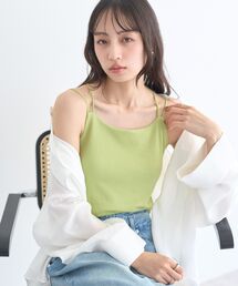 【UVカット/接触冷感/遮熱】適ON カップ付きキャミソール
