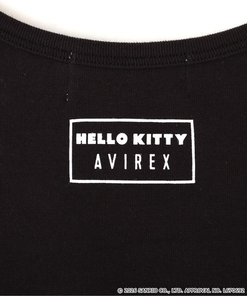 AVIREX(アヴィレックス)の「《AVIREX×HELLO KITTY》TANK TOP(タンクトップ・レディース・ブラック/オフホワイト・S/M)」の16枚目の写真
