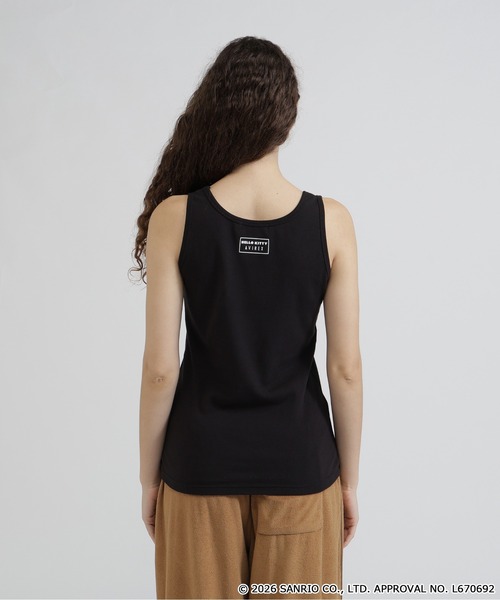 AVIREX(アヴィレックス)の「《AVIREX×HELLO KITTY》TANK TOP(タンクトップ・レディース・ブラック/オフホワイト・S/M)」の11枚目の写真