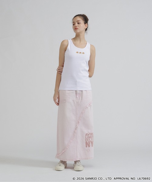 AVIREX(アヴィレックス)の「《AVIREX×HELLO KITTY》TANK TOP(タンクトップ・レディース・ブラック/オフホワイト・S/M)」の14枚目の写真