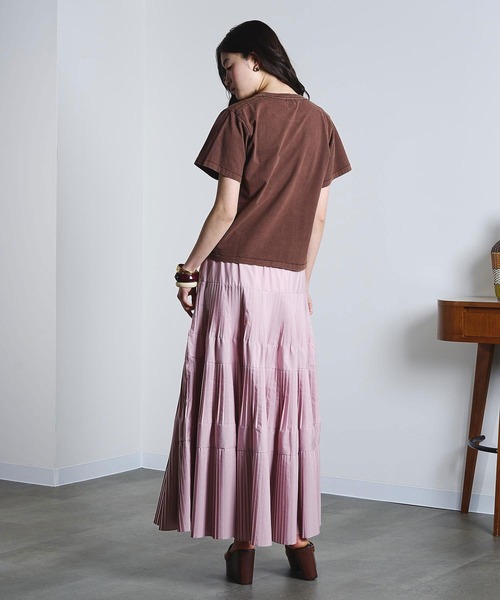 ROSE BUD(ローズバッド)の「ASSORTED LOGO TEE(Tシャツ/カットソー・レディース・ブラウン/ライトブルー/オフホワイト/イエロー・ONE SIZE)」の21枚目の写真