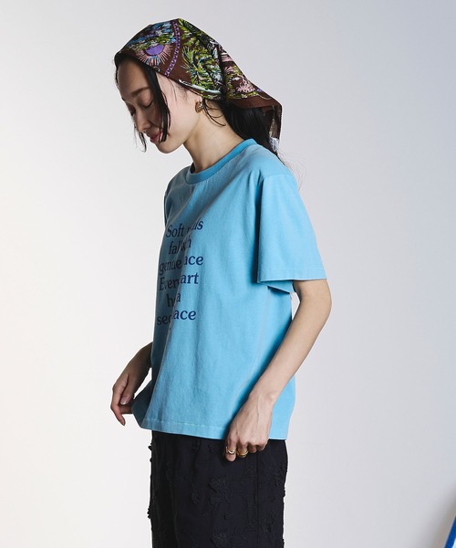 ROSE BUD(ローズバッド)の「ASSORTED LOGO TEE(Tシャツ/カットソー・レディース・ブラウン/ライトブルー/オフホワイト/イエロー・ONE SIZE)」の19枚目の写真