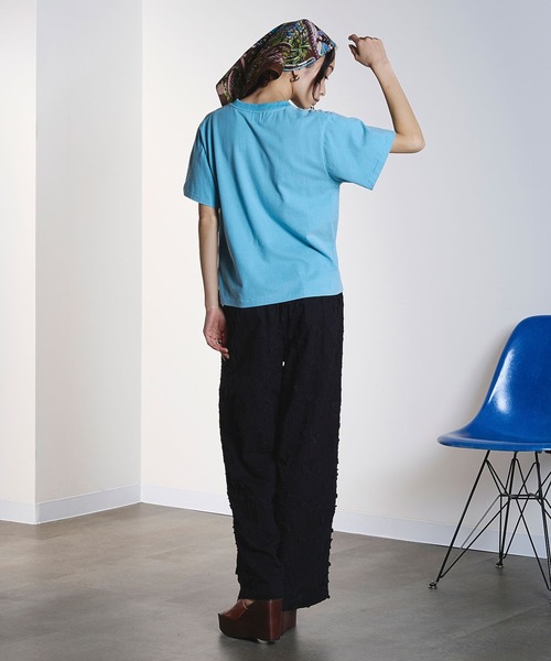 ROSE BUD(ローズバッド)の「ASSORTED LOGO TEE(Tシャツ/カットソー・レディース・ブラウン/ライトブルー/オフホワイト/イエロー・ONE SIZE)」の15枚目の写真