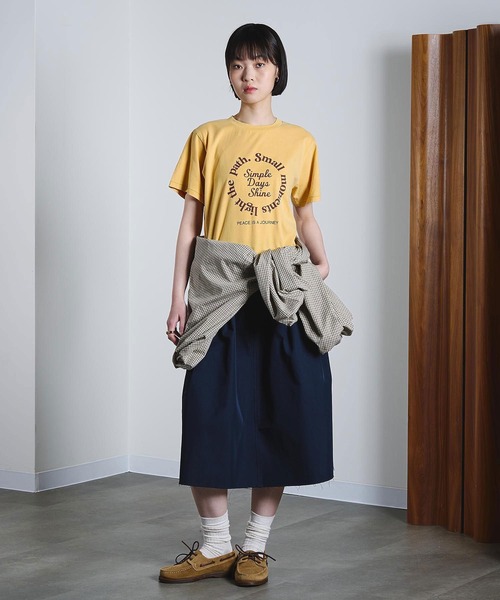 ROSE BUD(ローズバッド)の「ASSORTED LOGO TEE(Tシャツ/カットソー・レディース・ブラウン/ライトブルー/オフホワイト/イエロー・ONE SIZE)」の10枚目の写真