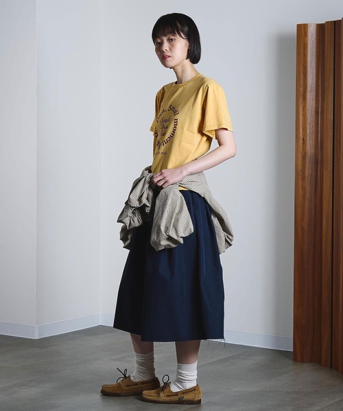 ROSE BUD(ローズバッド)の「ASSORTED LOGO TEE(Tシャツ/カットソー・レディース・ブラウン/ライトブルー/オフホワイト/イエロー・ONE SIZE)」の9枚目の写真