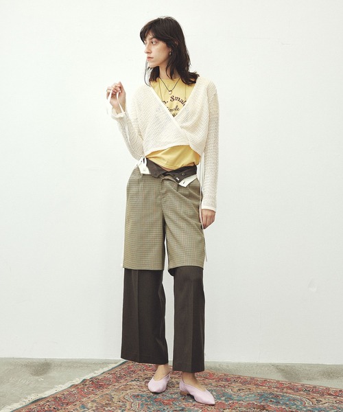 ROSE BUD(ローズバッド)の「ASSORTED LOGO TEE(Tシャツ/カットソー・レディース・ブラウン/ライトブルー/オフホワイト/イエロー・ONE SIZE)」の5枚目の写真