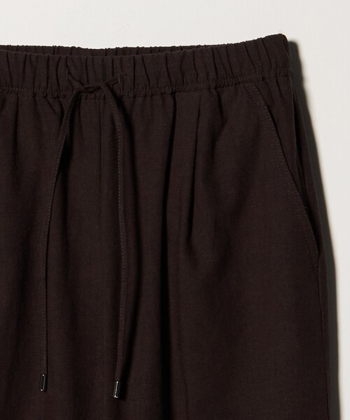 green label relaxing（グリーンレーベルリラクシング）の「［size SHORT/TALLあり］BREEZE LINEN ブリーズリネン ワイド パンツ（その他パンツ・レディース・ダークブラウン/ブラック/オリーブ・38/36/TALL/34/40/SHORT/42/44）」の21枚目の写真