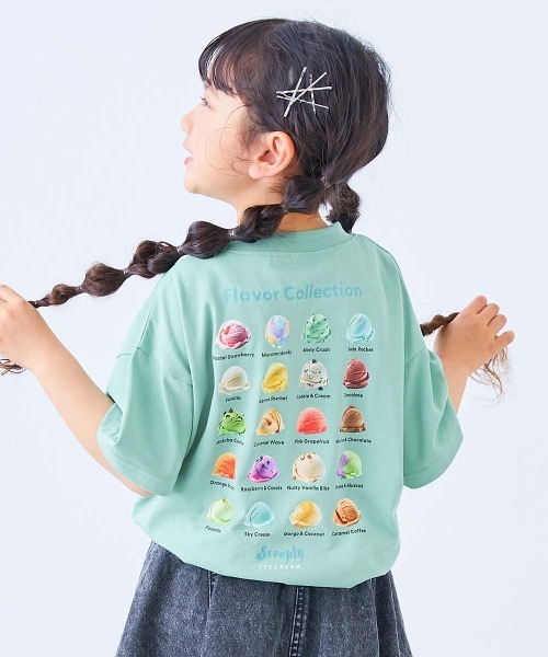 devirock(デビロック)の「デビロック×【アイス】 ひやシャリ 接触冷感 アイスプリント 半袖Tシャツ(Tシャツ/カットソー・キッズ・ライラック系1/ホワイト系2/ホワイト系1/ブラック系1/ピンク系1/ブルー系1/ブルー系2/ホワイト系3/グリーン系1/グリーン系2・110cm/100cm/140cm/130cm/120cm/160cm/150cm)」の5枚目の写真