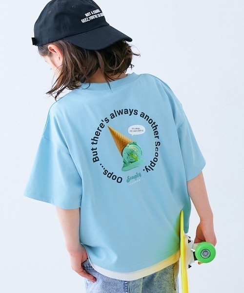 devirock(デビロック)の「デビロック×【アイス】 ひやシャリ 接触冷感 アイスプリント 半袖Tシャツ(Tシャツ/カットソー・キッズ・ライラック系1/ホワイト系2/ホワイト系1/ブラック系1/ピンク系1/ブルー系1/ブルー系2/ホワイト系3/グリーン系1/グリーン系2・110cm/100cm/140cm/130cm/120cm/160cm/150cm)」の8枚目の写真