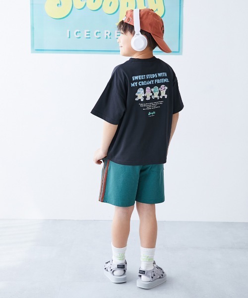 devirock(デビロック)の「デビロック×【アイス】 ひやシャリ 接触冷感 アイスプリント 半袖Tシャツ(Tシャツ/カットソー・キッズ・ライラック系1/ホワイト系2/ホワイト系1/ブラック系1/ピンク系1/ブルー系1/ブルー系2/ホワイト系3/グリーン系1/グリーン系2・110cm/100cm/140cm/130cm/120cm/160cm/150cm)」の14枚目の写真