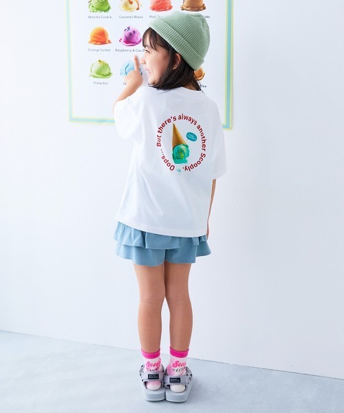devirock(デビロック)の「デビロック×【アイス】 ひやシャリ 接触冷感 アイスプリント 半袖Tシャツ(Tシャツ/カットソー・キッズ・ライラック系1/ホワイト系2/ホワイト系1/ブラック系1/ピンク系1/ブルー系1/ブルー系2/ホワイト系3/グリーン系1/グリーン系2・110cm/100cm/140cm/130cm/120cm/160cm/150cm)」の15枚目の写真