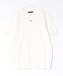 STYLE NUMBER（スタイルナンバー）の「【 STYLE NUMBER / スタイルナンバー 】 ワッフル編み ヘンリーネック 半袖 Tシャツ（Tシャツ/カットソー）」