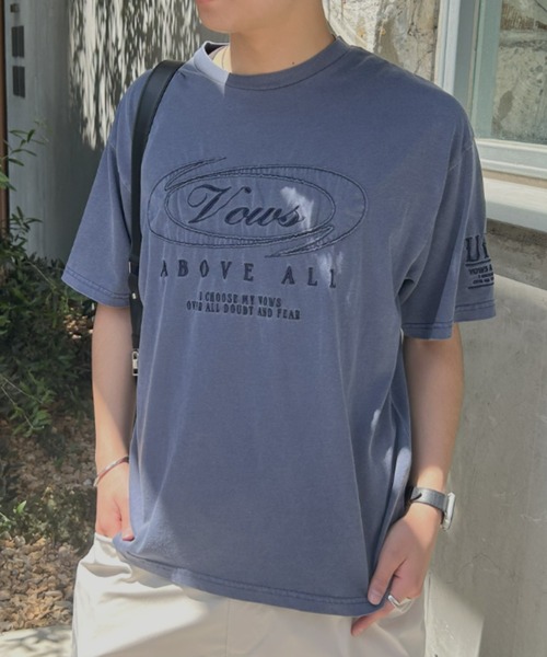 B.R.U(ブル)の「TCRピグメント加工シャツ(Tシャツ/カットソー・メンズ・A/C/B/F/E/D・FREE)」の5枚目の写真