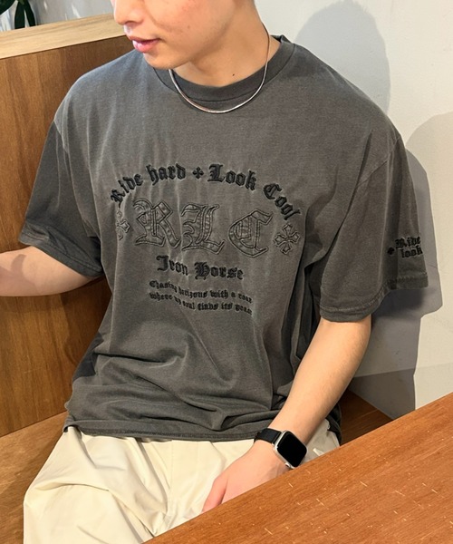B.R.U(ブル)の「TCRピグメント加工シャツ(Tシャツ/カットソー・メンズ・A/C/B/F/E/D・FREE)」の9枚目の写真
