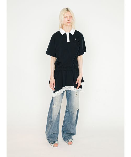 SORIN(ソリン )の「Rugger Mini Dress/ラガーミニドレス(ワンピース・レディース・その他/グレー/ダークネイビー・38)」の18枚目の写真