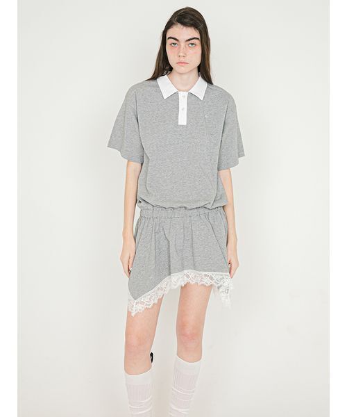 SORIN(ソリン )の「Rugger Mini Dress/ラガーミニドレス(ワンピース・レディース・その他/グレー/ダークネイビー・38)」の15枚目の写真