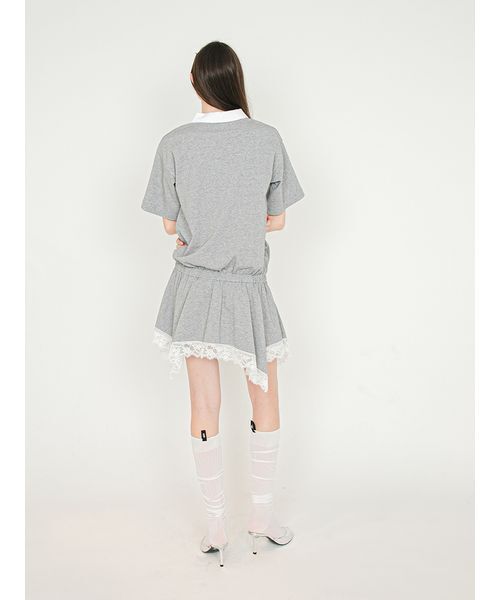 SORIN(ソリン )の「Rugger Mini Dress/ラガーミニドレス(ワンピース・レディース・その他/グレー/ダークネイビー・38)」の12枚目の写真