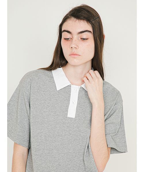 SORIN(ソリン )の「Rugger Mini Dress/ラガーミニドレス(ワンピース・レディース・その他/グレー/ダークネイビー・38)」の10枚目の写真
