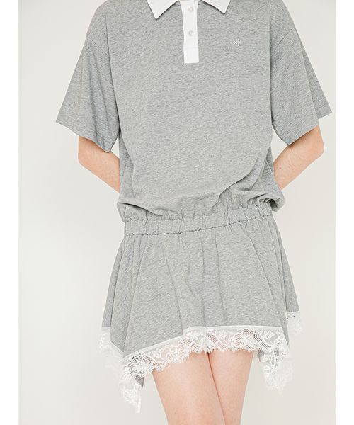 SORIN(ソリン )の「Rugger Mini Dress/ラガーミニドレス(ワンピース・レディース・その他/グレー/ダークネイビー・38)」の8枚目の写真