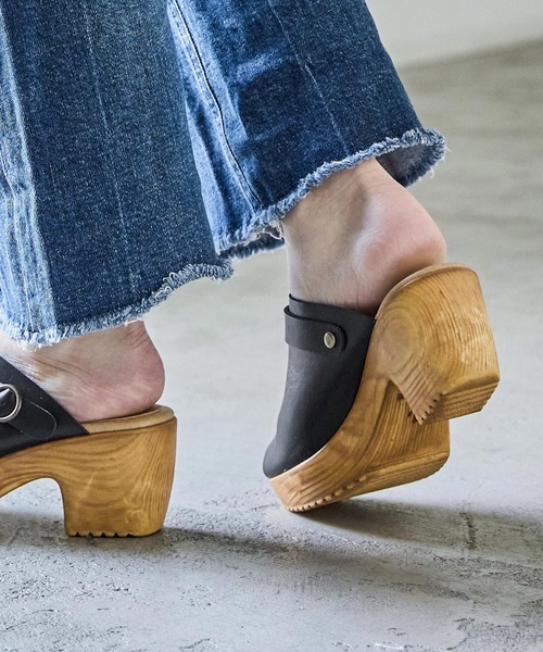 Fashion Letter(ファッションレター)の「日本製 2wayオープントゥウェッジサボサンダル 痛くないサンダル(サンダル・レディース・アイボリー/キャメル/ブラック/ベージュ系その他・LL/L/M/S)」の21枚目の写真