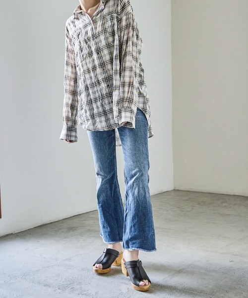 Fashion Letter(ファッションレター)の「日本製 2wayオープントゥウェッジサボサンダル 痛くないサンダル(サンダル・レディース・アイボリー/キャメル/ブラック/ベージュ系その他・LL/L/M/S)」の22枚目の写真