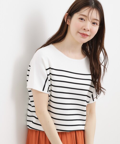 grove(グローブ)の「【シリーズ累計36万枚!名品ニット】やわらかドライタッチ ドルマンニット(ニット/セーター・レディース・ホワイト系5/ブラック系4/オフホワイト/シルバー/ピンク系/ブラウン系その他/ブルーグリーン/ブラック・03/02/05/04/01)」の3枚目の写真