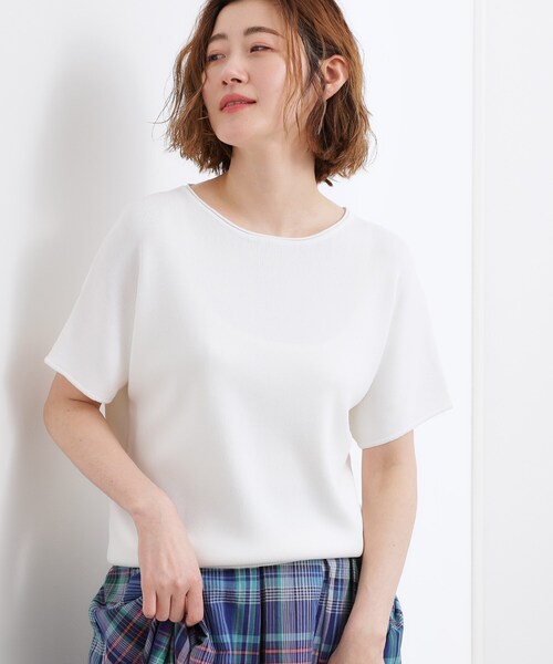 grove(グローブ)の「【シリーズ累計36万枚!名品ニット】やわらかドライタッチ ドルマンニット(ニット/セーター・レディース・ホワイト系5/ブラック系4/オフホワイト/シルバー/ピンク系/ブラウン系その他/ブルーグリーン/ブラック・03/02/05/04/01)」の16枚目の写真