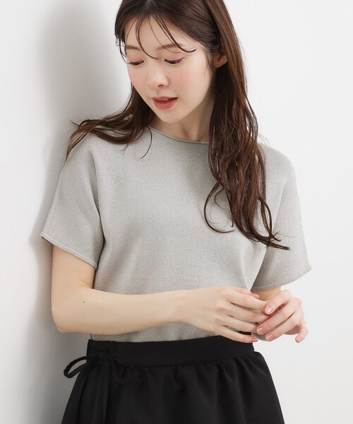 grove(グローブ)の「【シリーズ累計36万枚!名品ニット】やわらかドライタッチ ドルマンニット(ニット/セーター・レディース・ホワイト系5/ブラック系4/オフホワイト/シルバー/ピンク系/ブラウン系その他/ブルーグリーン/ブラック・03/02/05/04/01)」の20枚目の写真
