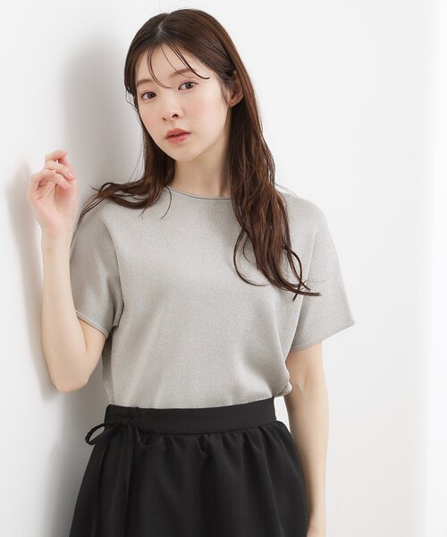 grove(グローブ)の「【シリーズ累計36万枚!名品ニット】やわらかドライタッチ ドルマンニット(ニット/セーター・レディース・ホワイト系5/ブラック系4/オフホワイト/シルバー/ピンク系/ブラウン系その他/ブルーグリーン/ブラック・03/02/05/04/01)」の21枚目の写真