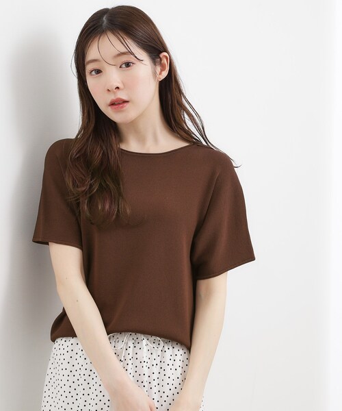 grove(グローブ)の「【シリーズ累計36万枚!名品ニット】やわらかドライタッチ ドルマンニット(ニット/セーター・レディース・ホワイト系5/ブラック系4/オフホワイト/シルバー/ピンク系/ブラウン系その他/ブルーグリーン/ブラック・03/02/05/04/01)」の19枚目の写真