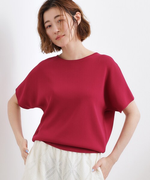grove(グローブ)の「【シリーズ累計36万枚!名品ニット】やわらかドライタッチ ドルマンニット(ニット/セーター・レディース・ホワイト系5/ブラック系4/オフホワイト/シルバー/ピンク系/ブラウン系その他/ブルーグリーン/ブラック・03/02/05/04/01)」の22枚目の写真