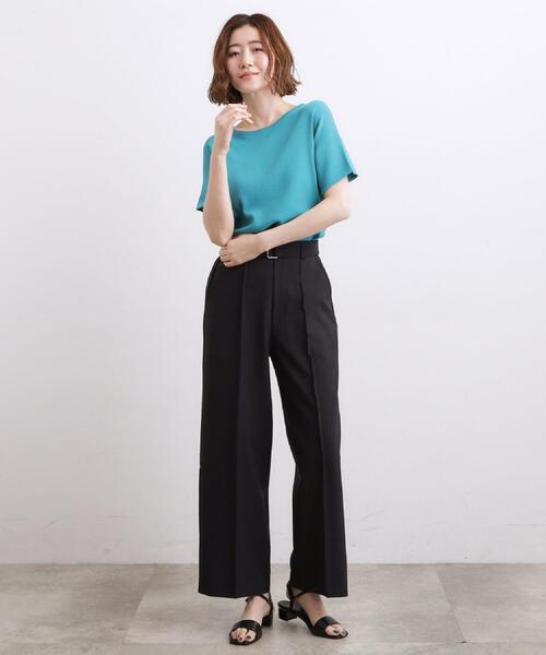 grove(グローブ)の「【シリーズ累計36万枚!名品ニット】やわらかドライタッチ ドルマンニット(ニット/セーター・レディース・ホワイト系5/ブラック系4/オフホワイト/シルバー/ピンク系/ブラウン系その他/ブルーグリーン/ブラック・03/02/05/04/01)」の22枚目の写真