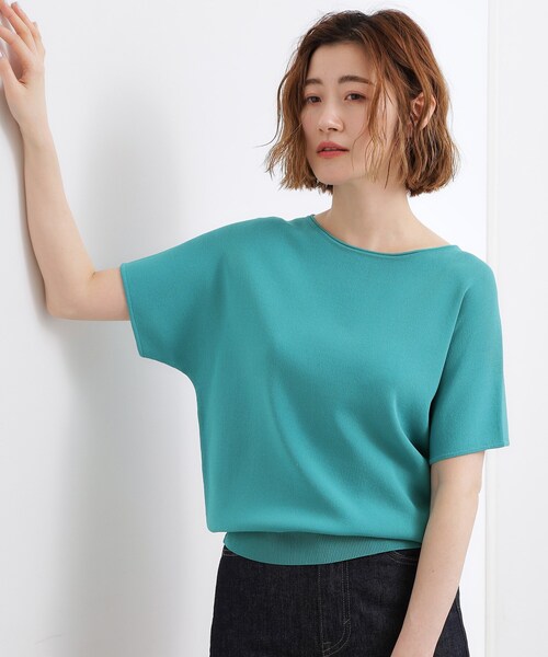 grove(グローブ)の「【シリーズ累計36万枚!名品ニット】やわらかドライタッチ ドルマンニット(ニット/セーター・レディース・ホワイト系5/ブラック系4/オフホワイト/シルバー/ピンク系/ブラウン系その他/ブルーグリーン/ブラック・03/02/05/04/01)」の17枚目の写真