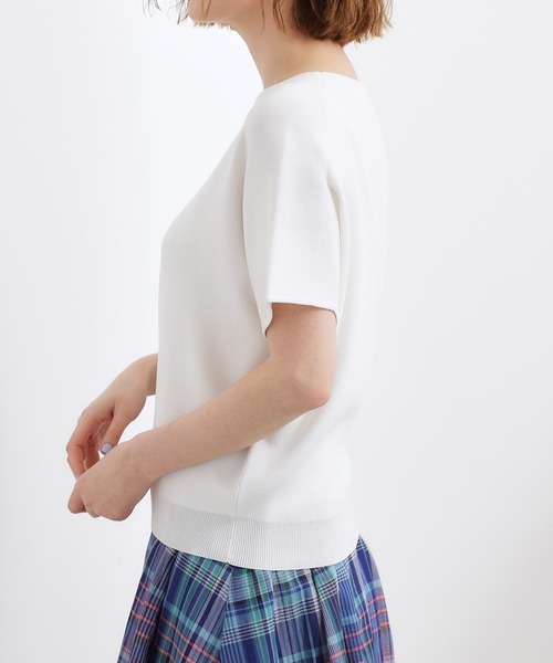 grove(グローブ)の「【シリーズ累計36万枚!名品ニット】やわらかドライタッチ ドルマンニット(ニット/セーター・レディース・ホワイト系5/ブラック系4/オフホワイト/シルバー/ピンク系/ブラウン系その他/ブルーグリーン/ブラック・03/02/05/04/01)」の10枚目の写真