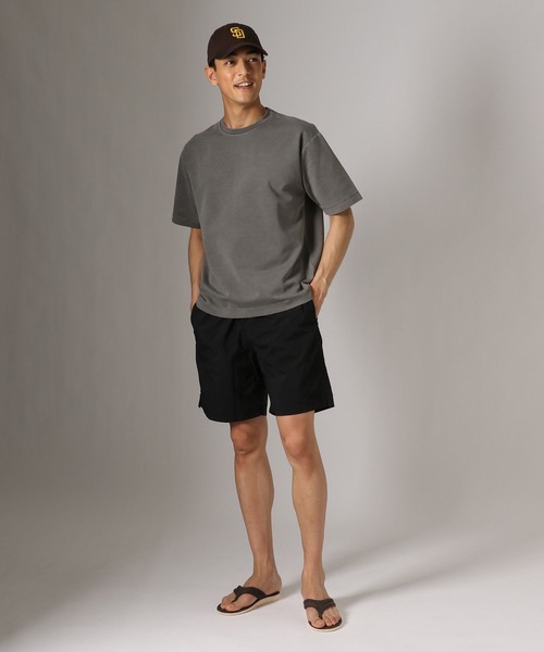 BAYFLOW(ベイフロー)の「シルケットピグメントTシャツ(Tシャツ/カットソー・メンズ・ブラウン/ブルー/ホワイト/ブラック・LARGE/MEDIUM/SMALL)」の6枚目の写真
