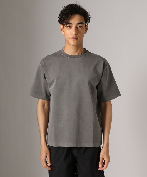 BAYFLOW(ベイフロー)の「シルケットピグメントTシャツ(Tシャツ/カットソー・メンズ・ブラウン/ブルー/ホワイト/ブラック・LARGE/MEDIUM/SMALL)」の9枚目の写真