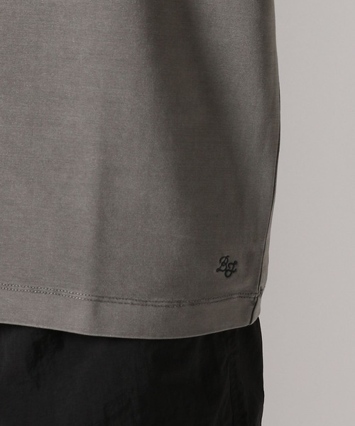 BAYFLOW(ベイフロー)の「シルケットピグメントTシャツ(Tシャツ/カットソー・メンズ・ブラウン/ブルー/ホワイト/ブラック・LARGE/MEDIUM/SMALL)」の15枚目の写真