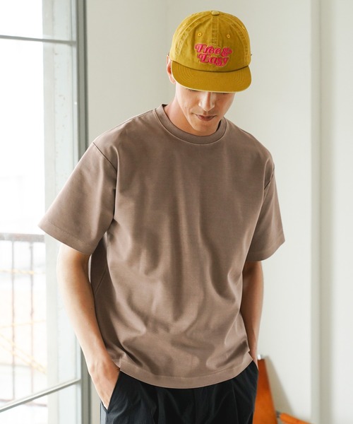 BAYFLOW(ベイフロー)の「シルケットピグメントTシャツ(Tシャツ/カットソー・メンズ・ブラウン/ブルー/ホワイト/ブラック・LARGE/MEDIUM/SMALL)」の20枚目の写真