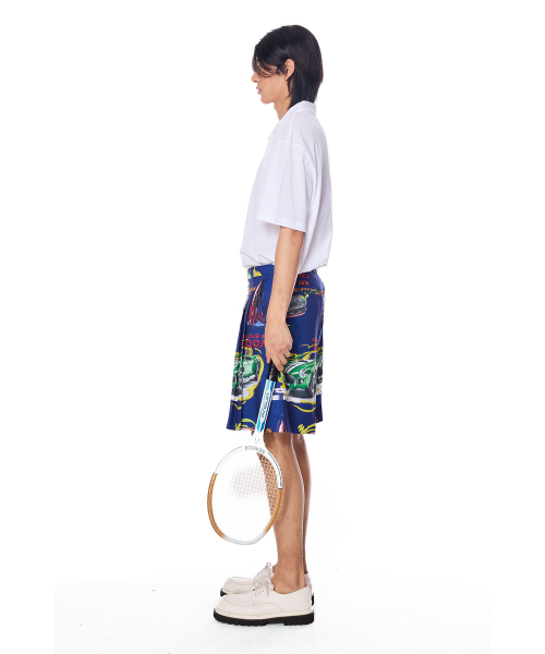GREEDILOUS(グリディアス)の「Racing Club Pleated Shorts(その他パンツ・レディース・その他・X-SMALL/SMALL/MEDIUM/LARGE)」の4枚目の写真