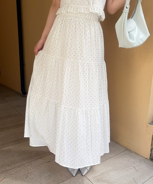 frunco(フランコ)の「【ZOZOTOWN限定】シュシュ付きセットアップ(セットアップ・レディース・ホワイト/アイボリー/ブルー/ブラック・FREE)」の17枚目の写真