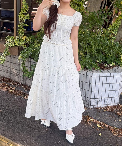 frunco(フランコ)の「【ZOZOTOWN限定】シュシュ付きセットアップ(セットアップ・レディース・ホワイト/アイボリー/ブルー/ブラック・FREE)」の20枚目の写真