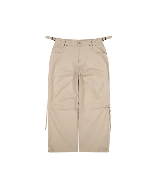 DAUSPICE(ディーオスピス)の「(DUC) 2Way ZipOff Biker Pants Beige(その他パンツ・レディース・Beige・SMALL/MEDIUM/LARGE)」の1枚目の写真