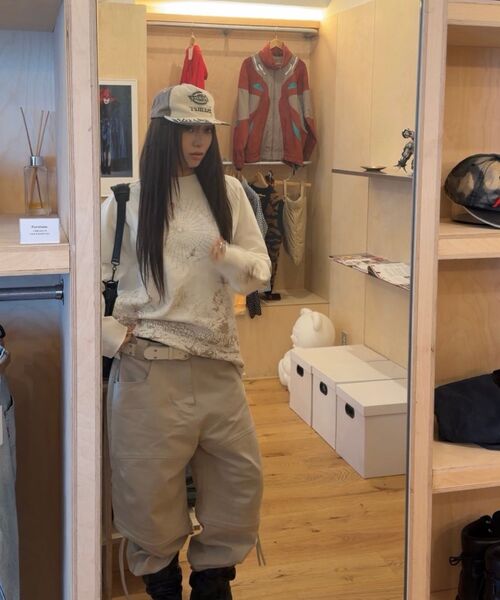 DAUSPICE(ディーオスピス)の「(DUC) 2Way ZipOff Biker Pants Beige(その他パンツ・レディース・Beige・SMALL/MEDIUM/LARGE)」の2枚目の写真