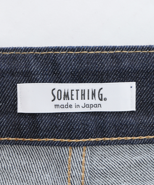 U by SPICK&SPAN（ユーバイスピックアンドスパン）の「《追加》SOMETHING LISA LACE UP WIDE 2（デニムパンツ・レディース・ネイビー・LARGE/MEDIUM/SMALL/X-SMALL）」の7枚目の写真