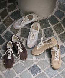 mixed material stitch low sneakers /異素材ミックスステッチロースニーカー