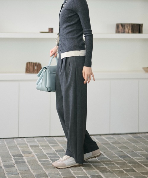 LAULEN(ローレン)の「mixed material stitch low sneakers /異素材ミックスステッチロースニーカー(スニーカー・レディース・ベージュ/ブラウン/ホワイト・23cm/24cm/25cm)」の16枚目の写真